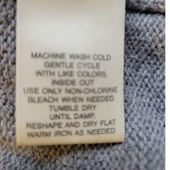 Diamond Knit Grampa Sweater Men's L Crew Neck Winter Minimalist Cabin Core - Picture 4 of 5